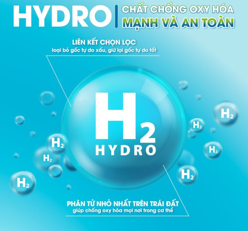 Hydro chất chống oxy hóa mạnh và an toàn