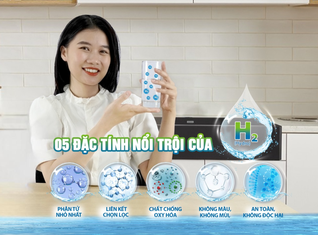 05 đặc tính nổi trội của nước giàu Hydro