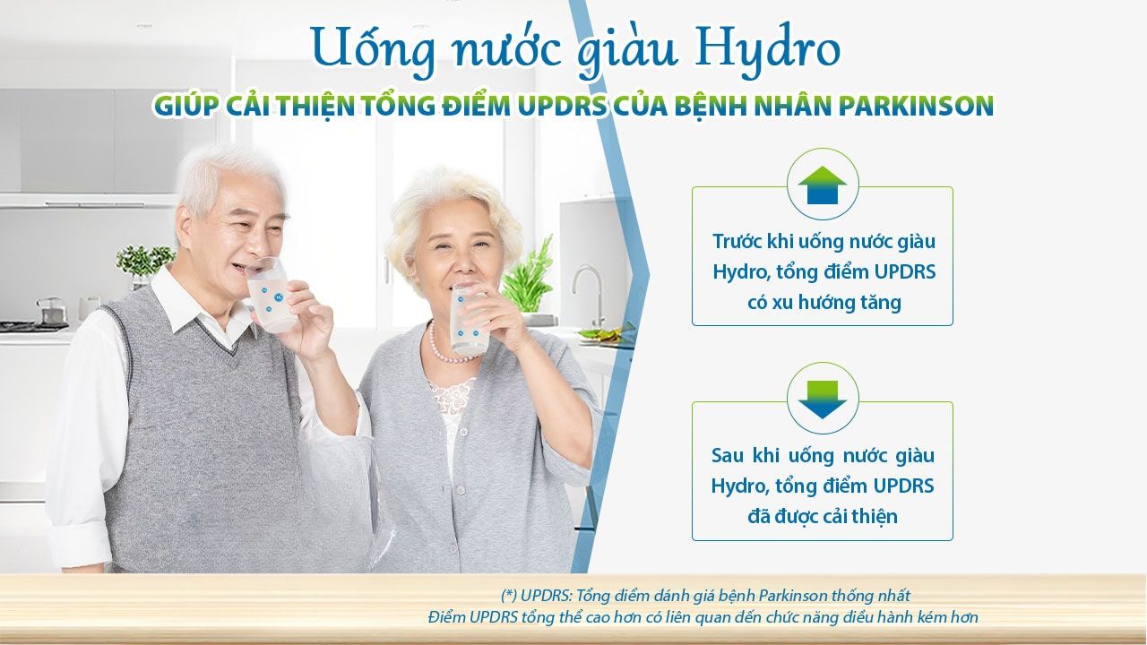 Uống nước Hydrogen là một phương pháp điều trị tiềm năng cho bệnh Parkinson